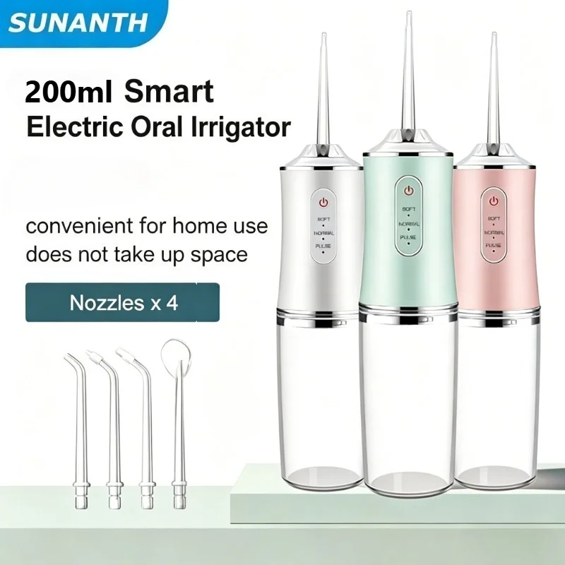 2026 Professional Cordless Water Flosserfor Teeth, IPX7 Waterproof Rechargeable Portable Oral Irrigator w/3 Modes & Water Drill
2026 Professional Cordless Water Flosserfor Teeth, IPX7 Waterproof Rechargeable Portable Oral Irrigator w/3 Modes & Water Drill