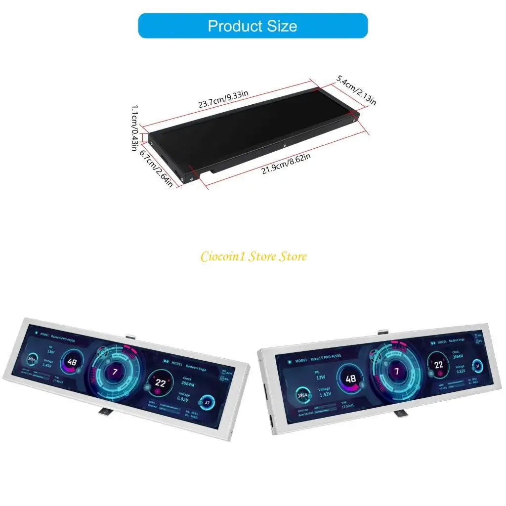 A3PC Energy Efficient 8.8Inch IPS Computer Companion Display 480x1920 Resolution
A3PC Energy Efficient 8.8Inch IPS Computer Companion Display 480x1920 Resolution