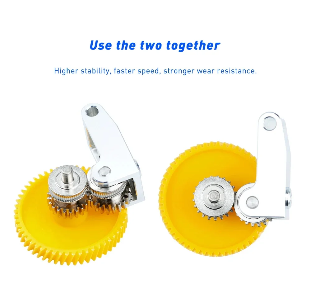 Lab Carbon X1C CNC Hardened Steel Extruder Gear Assembly For Bambu Lab P1P X1 X1C 3D Printer Extrusion Head Gear Kit
Lab Carbon X1C CNC Hardened Steel Extruder Gear Assembly For Bambu Lab P1P X1 X1C 3D Printer Extrusion Head Gear Kit