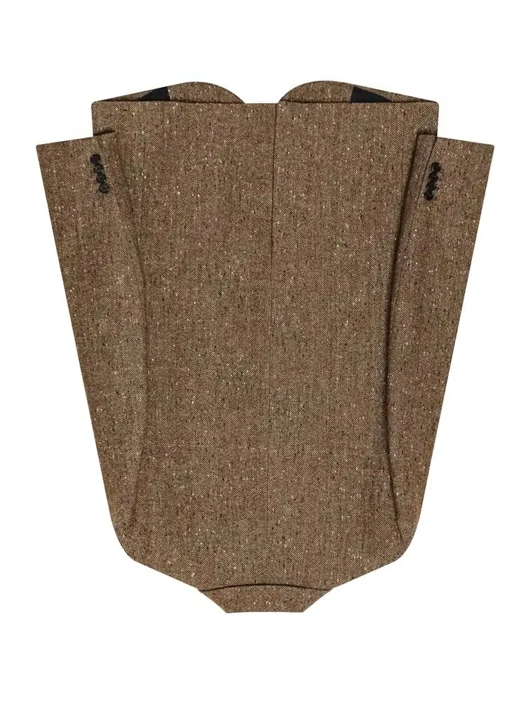 HH Woman Winter Lapel Pocket Decoration Single Breasted Long Sleeves Herringbone Twill Blazer Female Leisure Street Style Coat
HH Woman Winter Lapel Pocket Decoration Single Breasted Long Sleeves Herringbone Twill Blazer Female Leisure Street Style Coat