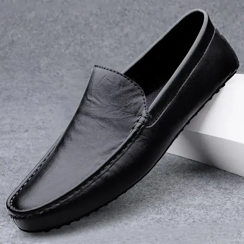 Leather Shoes Men's Summer Autumn New Style Casual Shoes Men's Leather Soft Bottom Breathable Business Slip-on Non-Slip
Leather Shoes Men's Summer Autumn New Style Casual Shoes Men's Leather Soft Bottom Breathable Business Slip-on Non-Slip