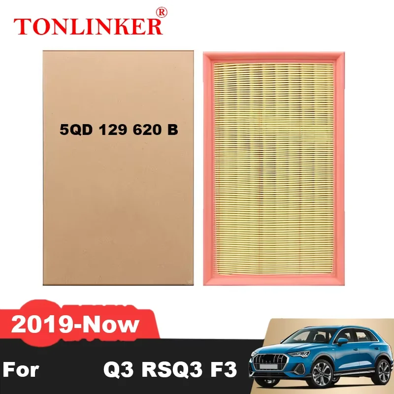 TONLINKER Air Filter 5QD129620B For Q3 F3 Q3Sportback 2019 2020 2021 2022-Now 2.0 35TDI 40TFSI 40TDI 45TFSI Car Accessories
TONLINKER Air Filter 5QD129620B For Q3 F3 Q3Sportback 2019 2020 2021 2022-Now 2.0 35TDI 40TFSI 40TDI 45TFSI Car Accessories