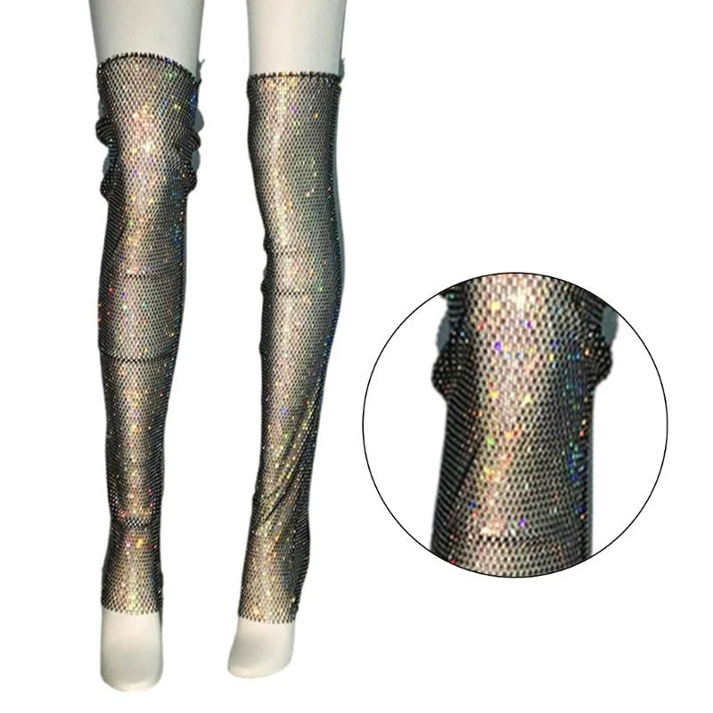 Женские сексуальные сетчатые гольфы до бедра, блестящие стразы, прозрачные гольфы выше колена с бриллиантами, праздничные носки
Женские сексуальные сетчатые гольфы до бедра, блестящие стразы, прозрачные гольфы выше колена с бриллиантами, праздничные носки