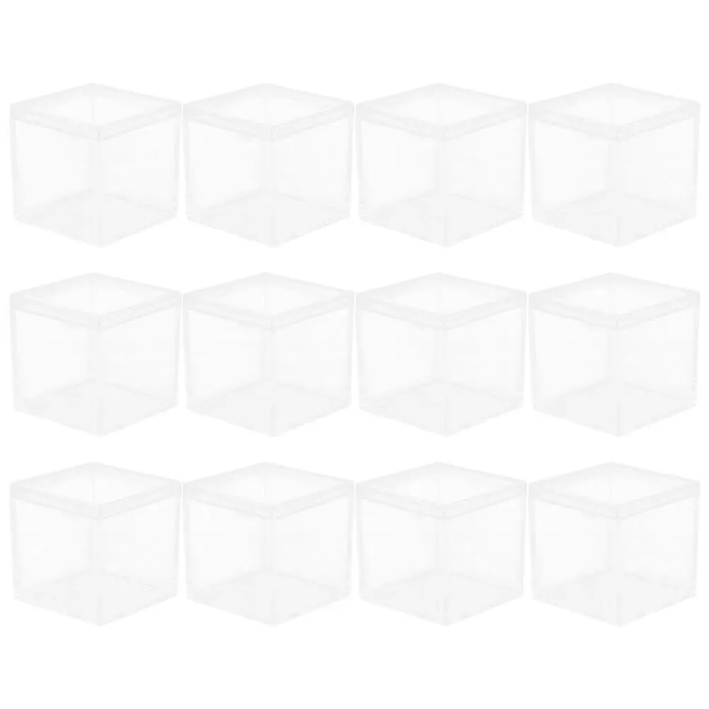 Набор из 12 прозрачных акриловых квадратных контейнеров с крышками для хранения конфет, шоколада, заколок, поделок и мелких подарков
Набор из 12 прозрачных акриловых квадратных контейнеров с крышками для хранения конфет, шоколада, заколок, поделок и мелких подарков