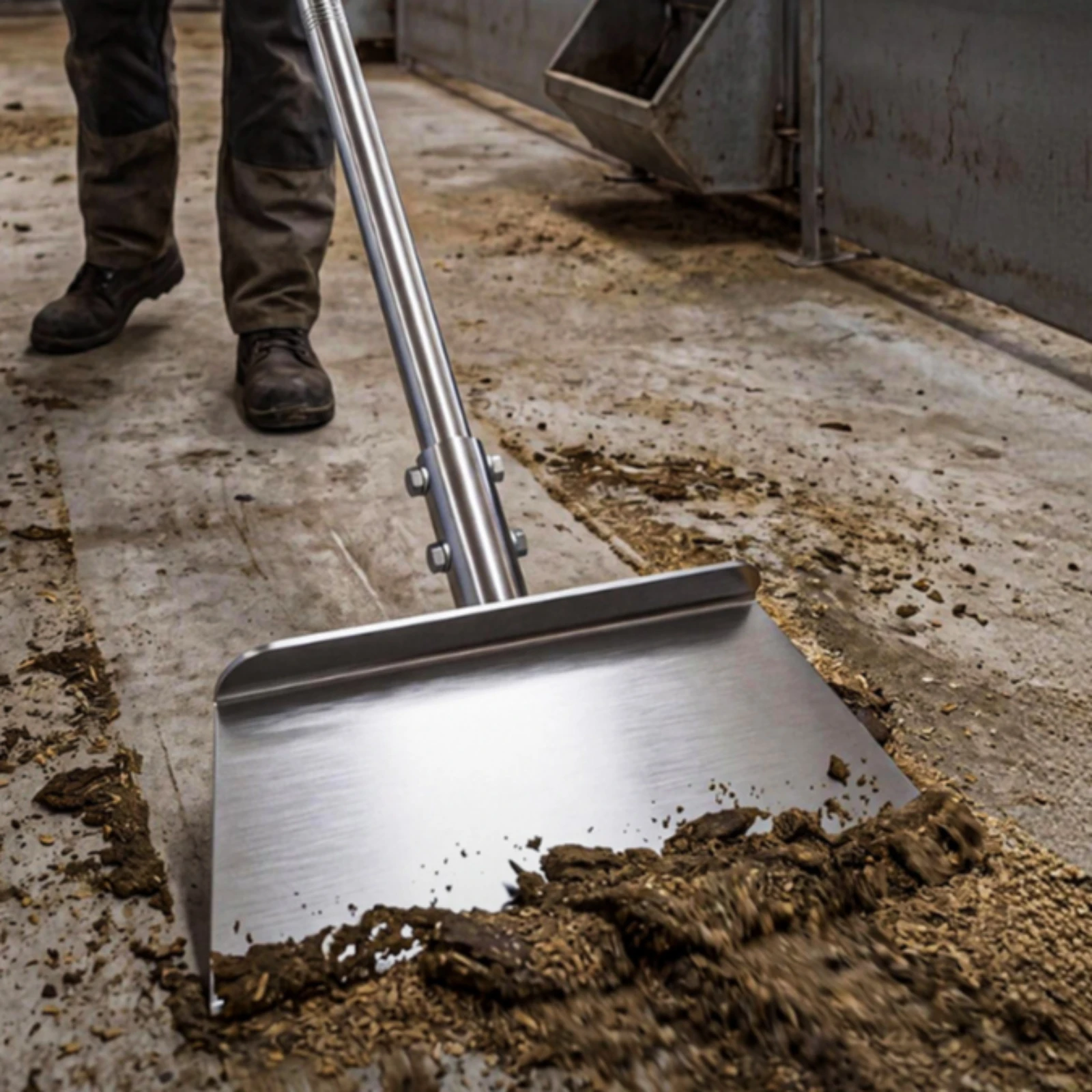 Stainless Steel Cleaning Shovel Silver Metal Finish Long Handle Floor Scraper Long Handle Scraper Sturdy Blade
Stainless Steel Cleaning Shovel Silver Metal Finish Long Handle Floor Scraper Long Handle Scraper Sturdy Blade