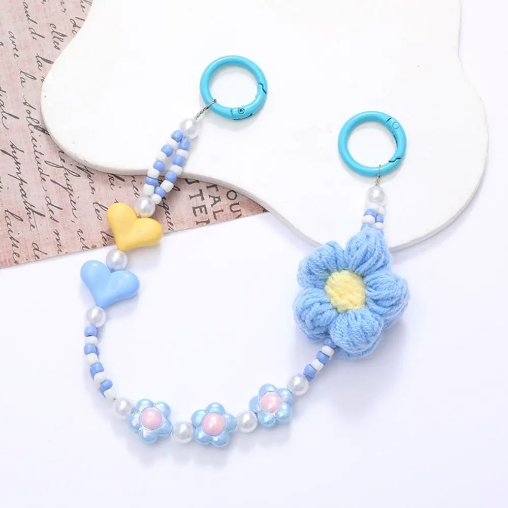 Phone Holder Crochet Flower Phone Chain Keychain Acrylic Colorful Beaded Lanyard Wrist Strap Bag Pendant Heart Case Chain
Phone Holder Crochet Flower Phone Chain Keychain Acrylic Colorful Beaded Lanyard Wrist Strap Bag Pendant Heart Case Chain