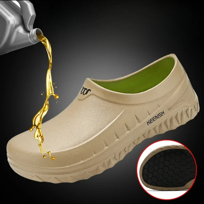 High Quality Oil-proof Chef Shoes New Men's Anti-slip Casual Sandals Mens Slip-on EVA Waterproof Shoes for Men Outdoor Work Shoe
High Quality Oil-proof Chef Shoes New Men's Anti-slip Casual Sandals Mens Slip-on EVA Waterproof Shoes for Men Outdoor Work Shoe