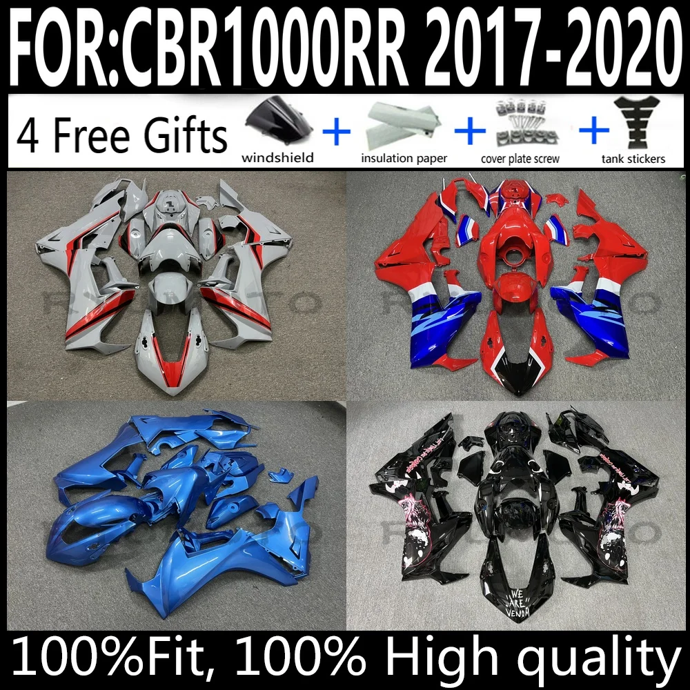 ABS Plastic Fairing Bodywork Kit Fit For Honda CBR1000RR 2017-2020 Injection Molded Cowling Set Motorcycle Parts Factory
ABS Plastic Fairing Bodywork Kit Fit For Honda CBR1000RR 2017-2020 Injection Molded Cowling Set Motorcycle Parts Factory