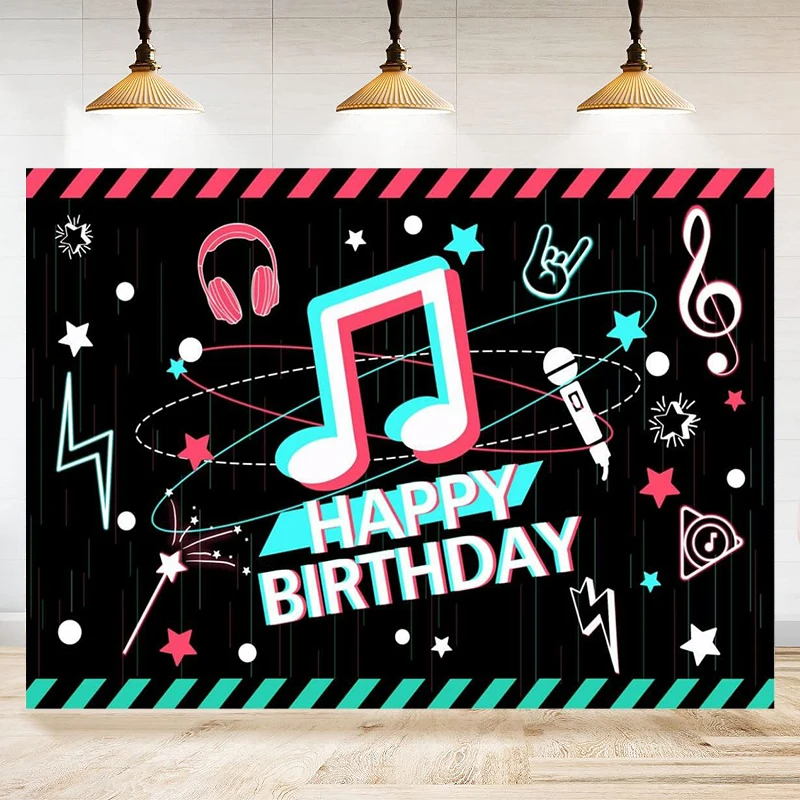 Photography Backdrop Music Happy Birthday Music Party Background Cake Table Decorations Banner
Photography Backdrop Music Happy Birthday Music Party Background Cake Table Decorations Banner