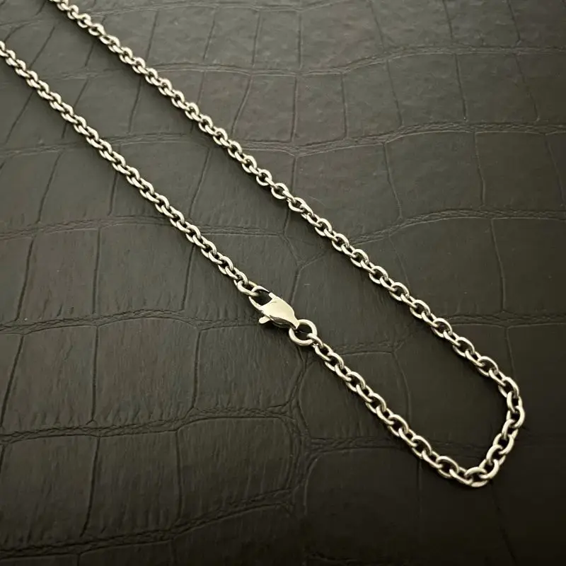 Pure Titanium O-shaped Necklace with A Width of 3mm, Lightweight and Allergy Resistant Thin Chain, Men's and Women's Necklaces
Pure Titanium O-shaped Necklace with A Width of 3mm, Lightweight and Allergy Resistant Thin Chain, Men's and Women's Necklaces