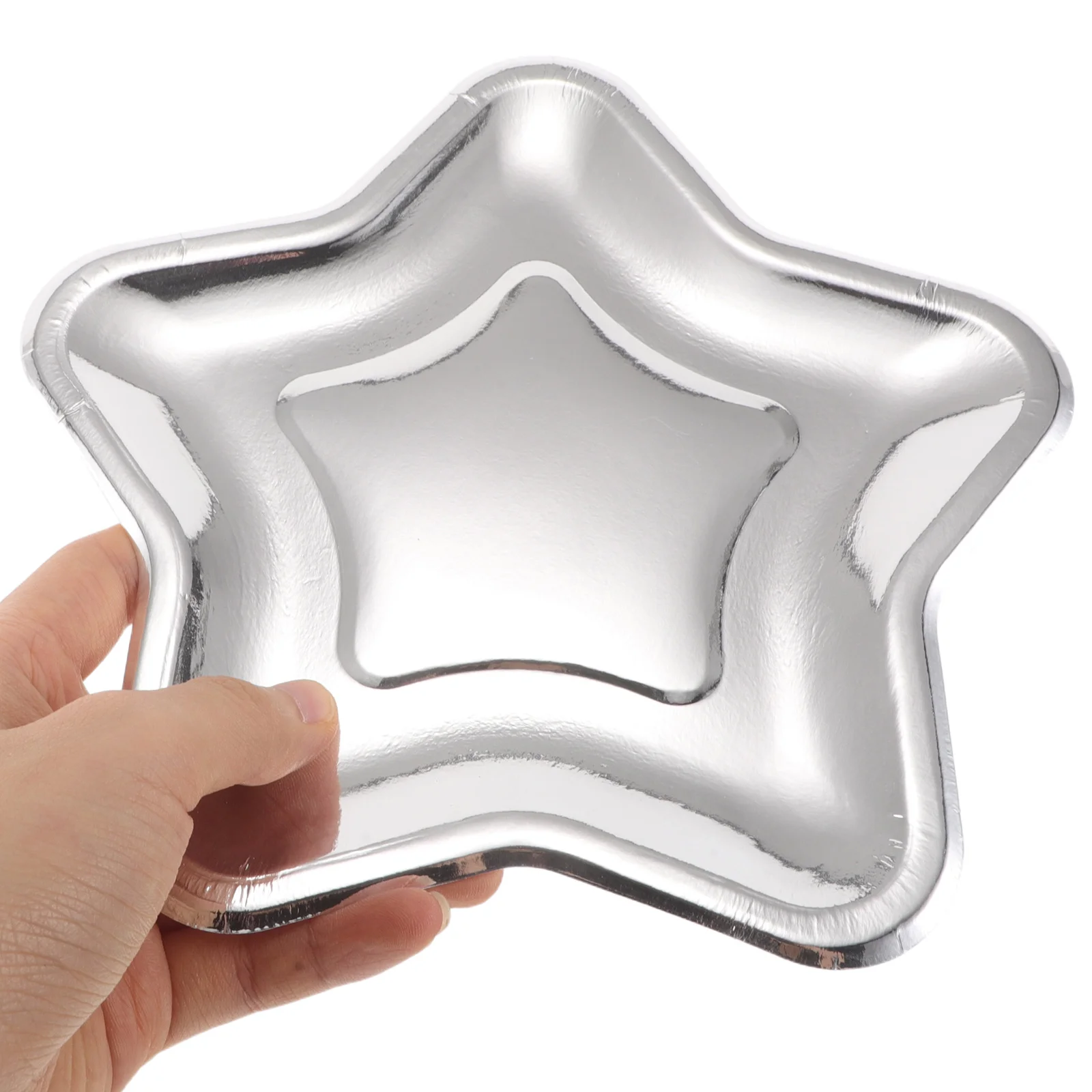 20Pcs Star Party Plates Elegant Silver Star Dish Ideal for Birthday Celebration Graduation Shower Decoration Tableware
20Pcs Star Party Plates Elegant Silver Star Dish Ideal for Birthday Celebration Graduation Shower Decoration Tableware