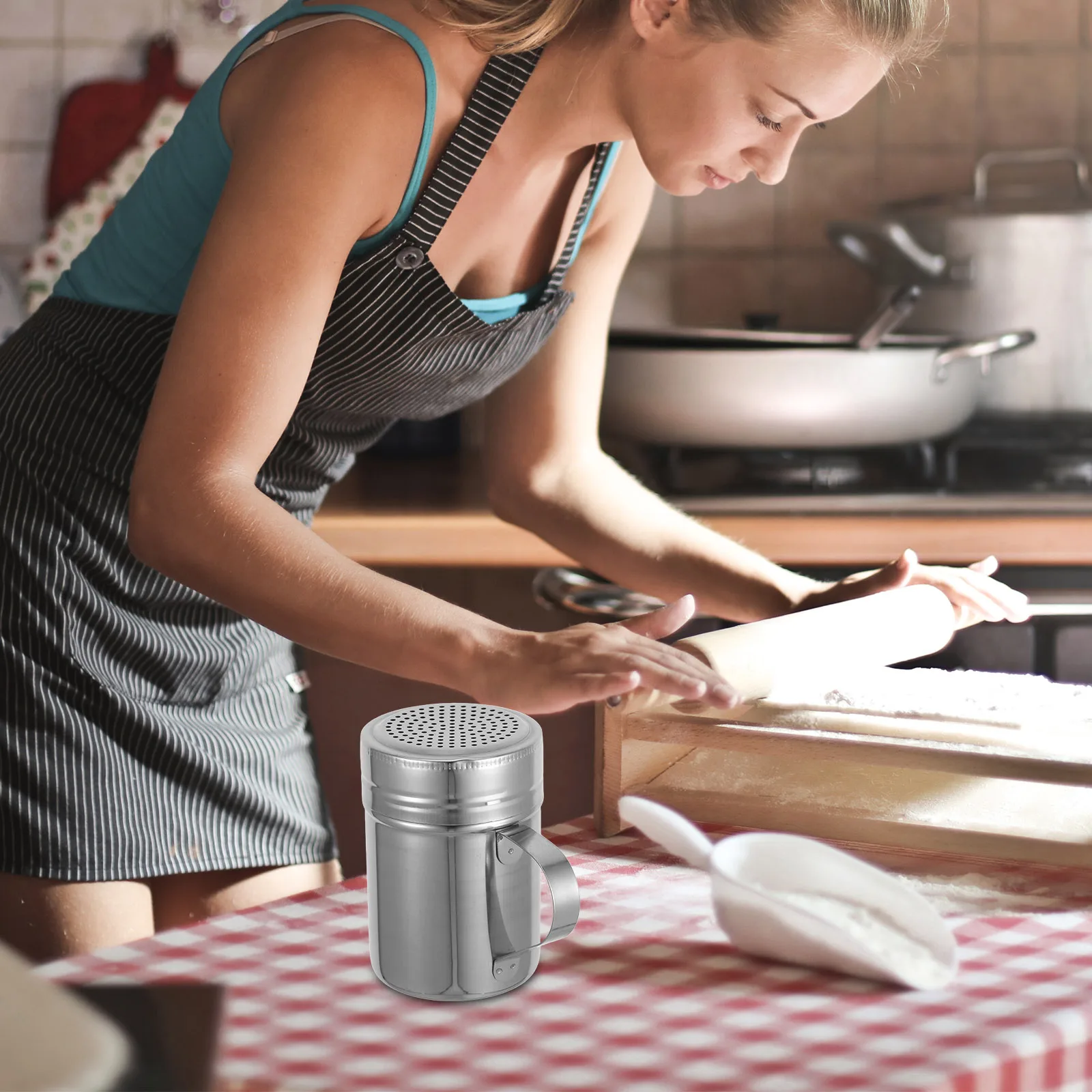 Stainless Steel Powder Can Duster Spice Dispenser Silver Sifter Powdered Sugar Shaker Flour Baking Tool Kitchen Gadgets
Stainless Steel Powder Can Duster Spice Dispenser Silver Sifter Powdered Sugar Shaker Flour Baking Tool Kitchen Gadgets