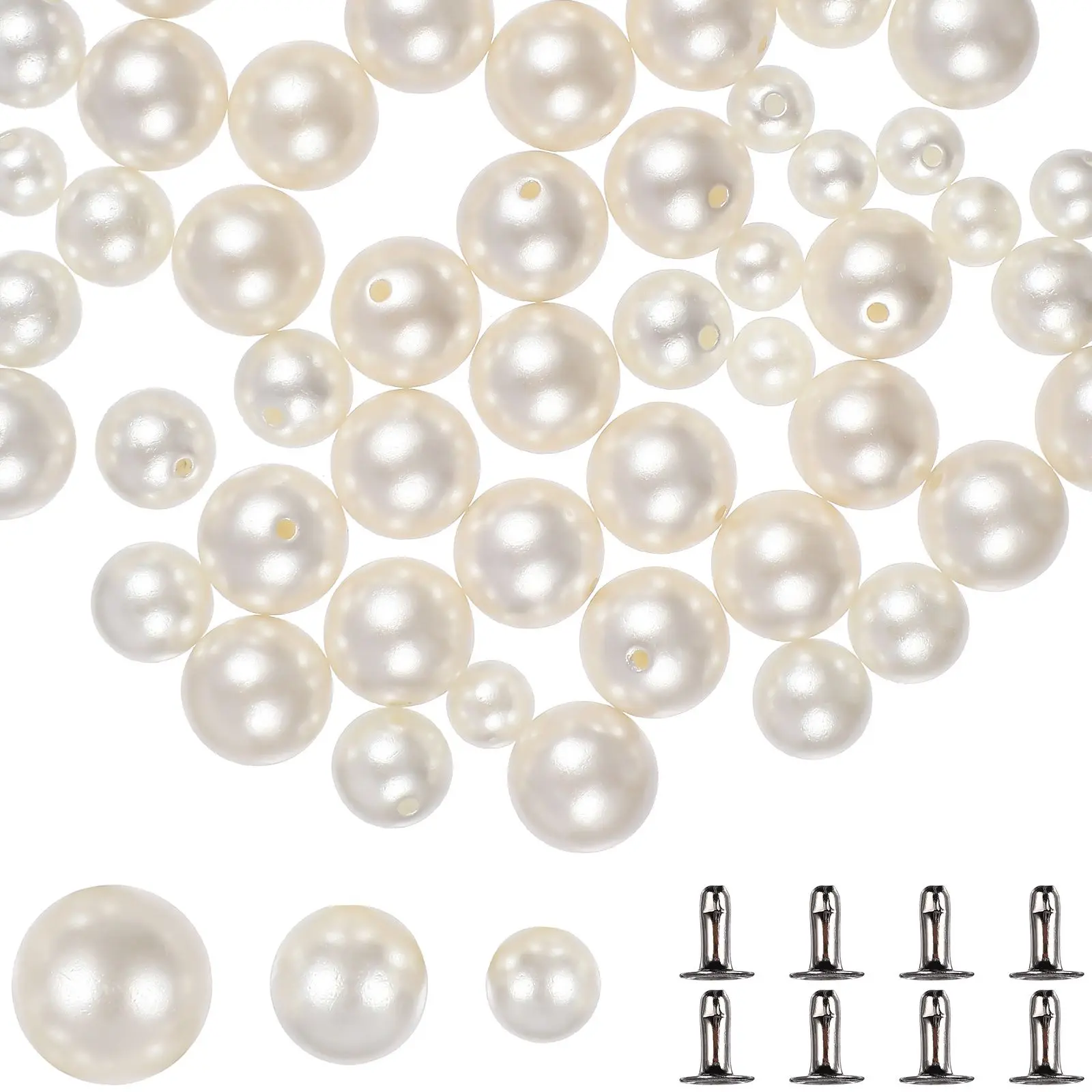 Pearl Rivets Small Studs Faux Pearls Beading Hardware Accessories Wedding Decor Round Luster Good Touch Elegant Fashionable
Pearl Rivets Small Studs Faux Pearls Beading Hardware Accessories Wedding Decor Round Luster Good Touch Elegant Fashionable