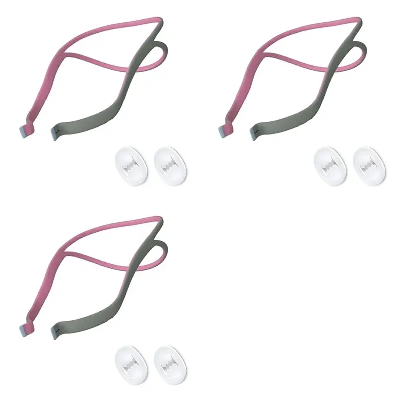 A25I-3PCS Headgear CPAP Replacement For Resmed Airfit P10 Nasal Pillow CPAP Mask Straps 3 Elastic Straps & 6 Adjustment Clips
A25I-3PCS Headgear CPAP Replacement For Resmed Airfit P10 Nasal Pillow CPAP Mask Straps 3 Elastic Straps & 6 Adjustment Clips