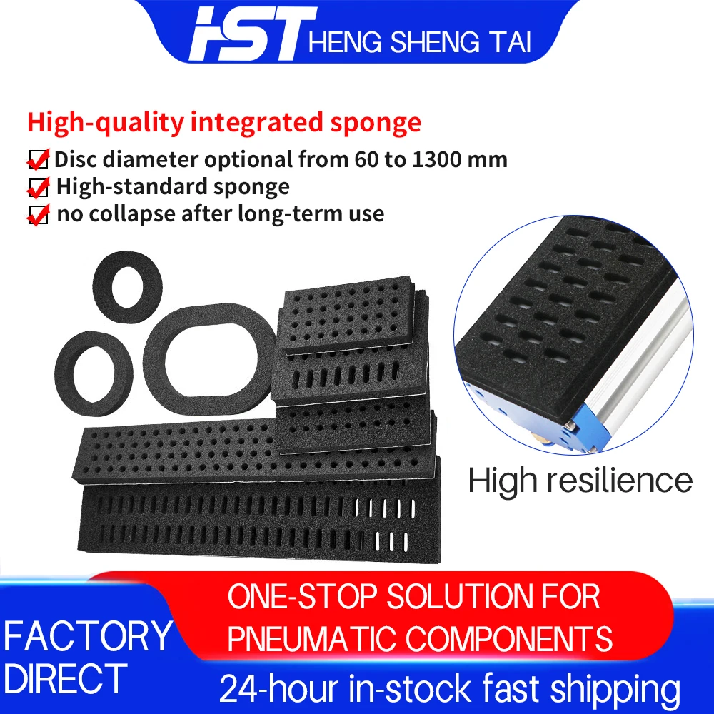 HST Vacuum Suction Cup Replacement Sponge, High Resilience Foam Pad for Integrated Gripper Palletizing, Custom Size 60-1300mm
HST Vacuum Suction Cup Replacement Sponge, High Resilience Foam Pad for Integrated Gripper Palletizing, Custom Size 60-1300mm
