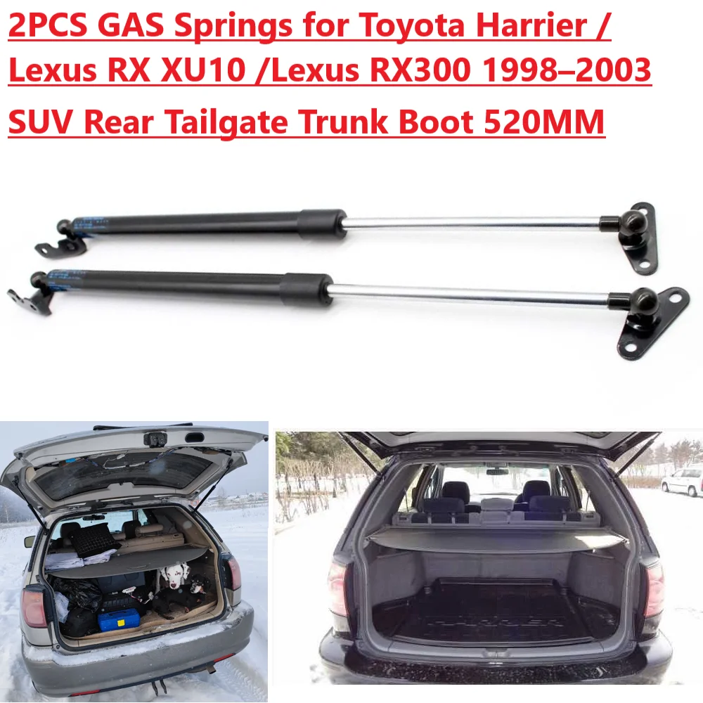 Back Door Stay For 1996-2004 Toyota Harrier XU10/Lexus RX Mcu15/XU10 RX300 MK1 Rear Tailgate Boot Gas Spring Struts Lift Support
Back Door Stay For 1996-2004 Toyota Harrier XU10/Lexus RX Mcu15/XU10 RX300 MK1 Rear Tailgate Boot Gas Spring Struts Lift Support