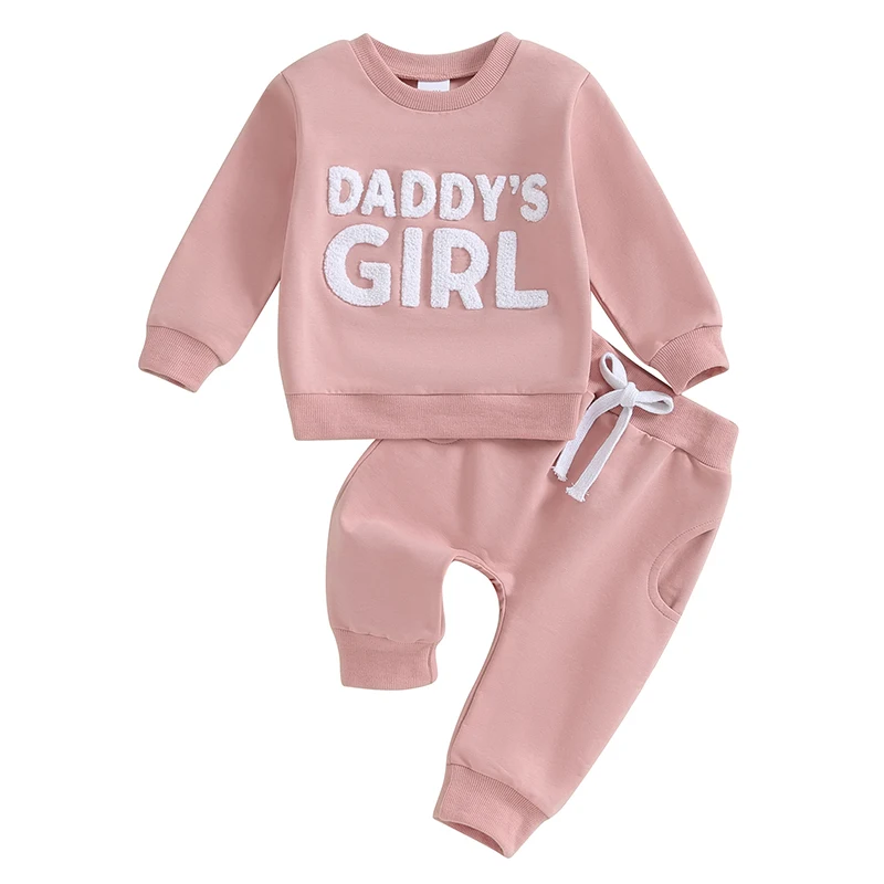 2PCS Casual Autumn Baby Clothes Set Toddler Newborn Baby Girl Tops Letter Embroidery Sweatshirt And Pant Kids Clothing Outfits
2PCS Casual Autumn Baby Clothes Set Toddler Newborn Baby Girl Tops Letter Embroidery Sweatshirt And Pant Kids Clothing Outfits