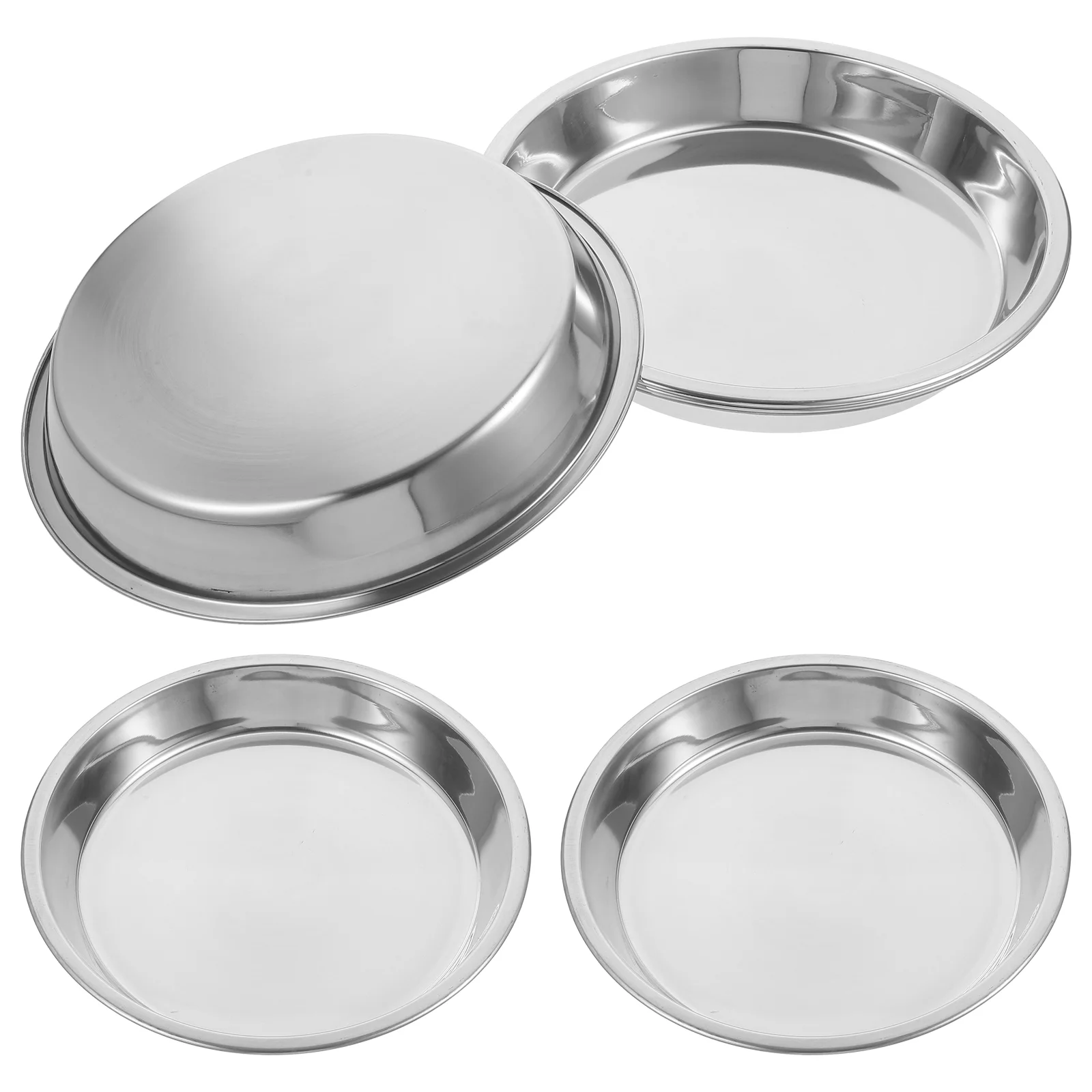 4 Pcs Stainless Steel Cat Bowl Kitten Water Kittens Food Shallow Bowls Wear-resistant Multi-function Pet
4 Pcs Stainless Steel Cat Bowl Kitten Water Kittens Food Shallow Bowls Wear-resistant Multi-function Pet