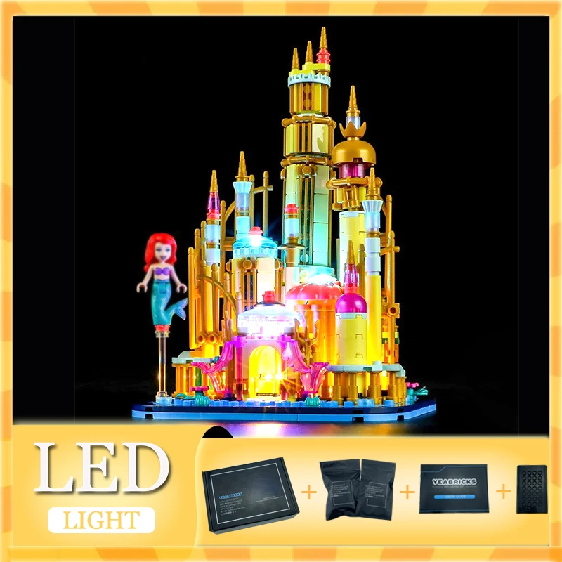 DIY LED Light Kit For LEGO Mini Disney Ariel's Castle 40708 Building Brick Gift (Only LED Light,Without Blocks Model)
DIY LED Light Kit For LEGO Mini Disney Ariel's Castle 40708 Building Brick Gift (Only LED Light,Without Blocks Model)