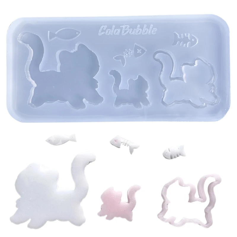 Shaker Molds Quicksand Cat Fish Bone Fishbone Silicone Mold Biscuit Cake Clay Food Mold UV Resin DIY Pendant Keychain Craft
Shaker Molds Quicksand Cat Fish Bone Fishbone Silicone Mold Biscuit Cake Clay Food Mold UV Resin DIY Pendant Keychain Craft
