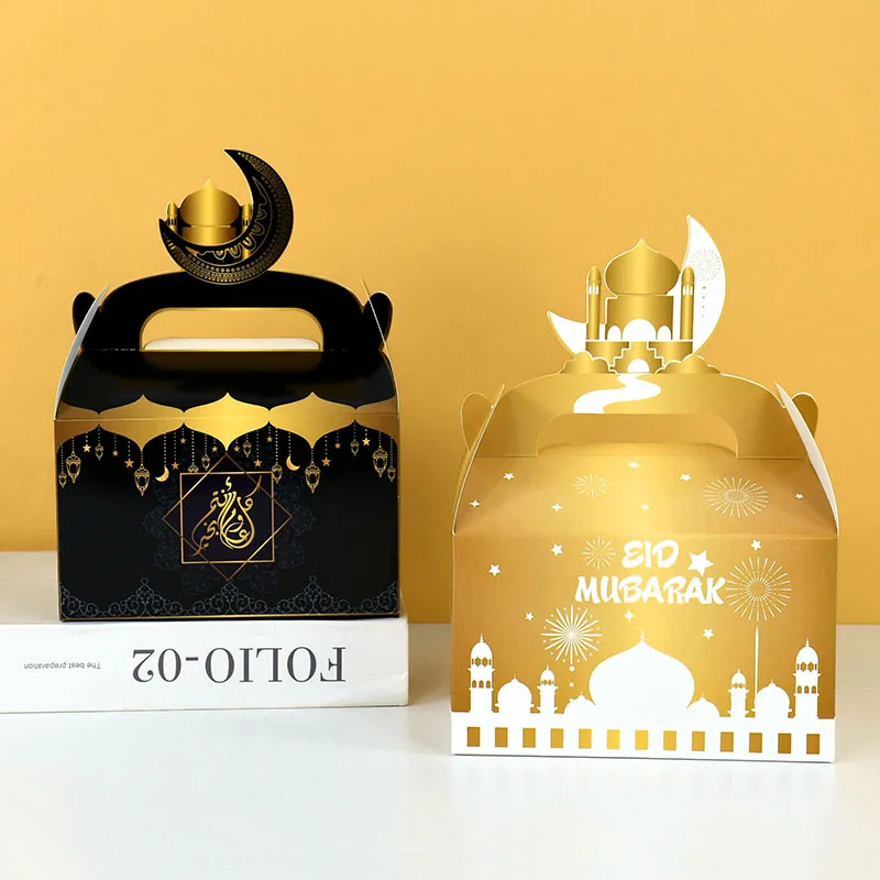4pcs Eid Mubarak Cake Favor Boxes Ramadan Kareem Biscuit Candy Snack Gift Packaging Box Islamic Muslim Party Decoration Supplies
4pcs Eid Mubarak Cake Favor Boxes Ramadan Kareem Biscuit Candy Snack Gift Packaging Box Islamic Muslim Party Decoration Supplies