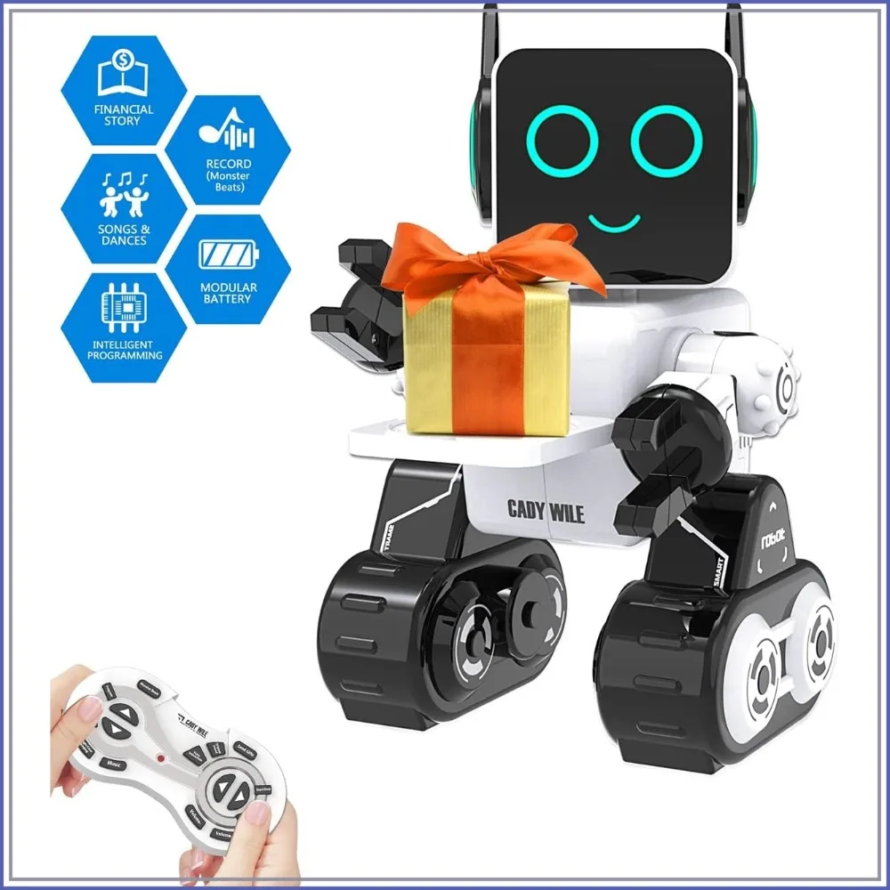 Smart RC Robot with Touch & Sound Control, Programmable Toy for Kids, Walking, Dancing, Singing, Talking, Transfering Items
Smart RC Robot with Touch & Sound Control, Programmable Toy for Kids, Walking, Dancing, Singing, Talking, Transfering Items