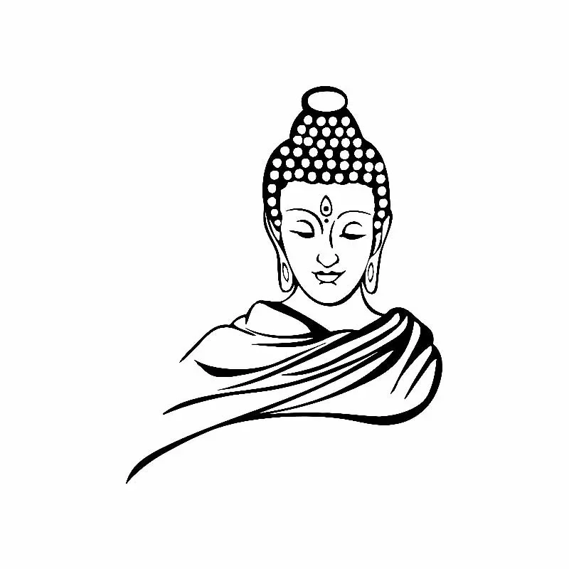 Buddha Statue Buddhist Meditation Decals Car Window Decoration Personalized Pvc Waterproof Decals Black/white, 18cm*14cm
Buddha Statue Buddhist Meditation Decals Car Window Decoration Personalized Pvc Waterproof Decals Black/white, 18cm*14cm