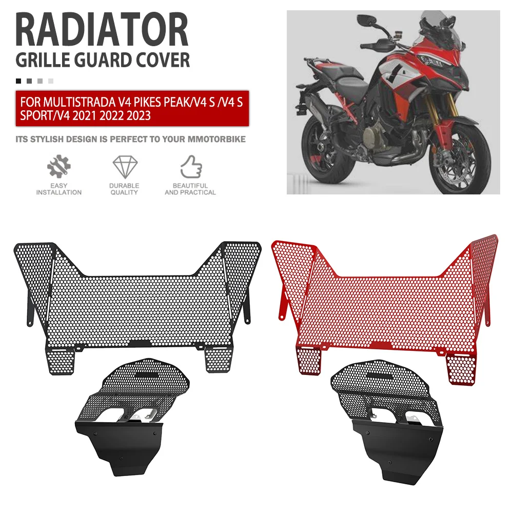 Radiator Guard For Ducati Multistrada V4 Pikes Peak/V4 S /V4 S Sport/V4 2021 2022 2023 Motorcycle Radiator Grille Cover Protect
Radiator Guard For Ducati Multistrada V4 Pikes Peak/V4 S /V4 S Sport/V4 2021 2022 2023 Motorcycle Radiator Grille Cover Protect