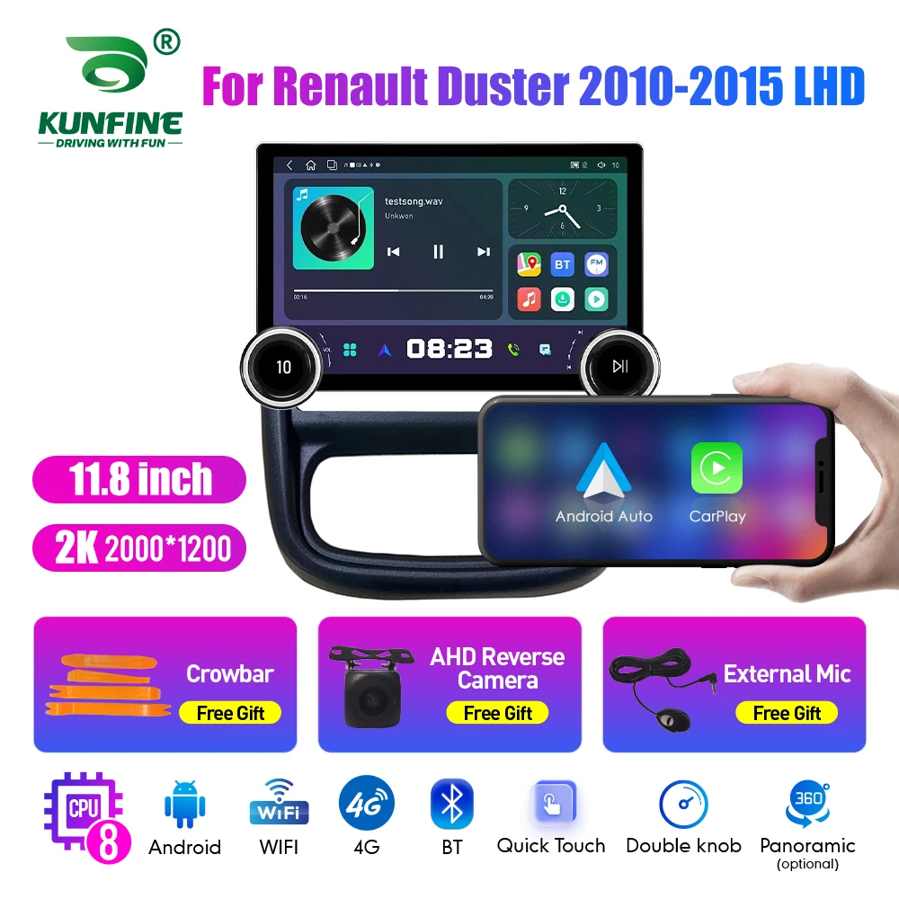 11.8 Inch 2K Double Knobs 2 Din Car Radio For Honda Duster 2010-2015 Car Radio DVD Multimedia Video Player Android Auto Carplay
11.8 Inch 2K Double Knobs 2 Din Car Radio For Honda Duster 2010-2015 Car Radio DVD Multimedia Video Player Android Auto Carplay