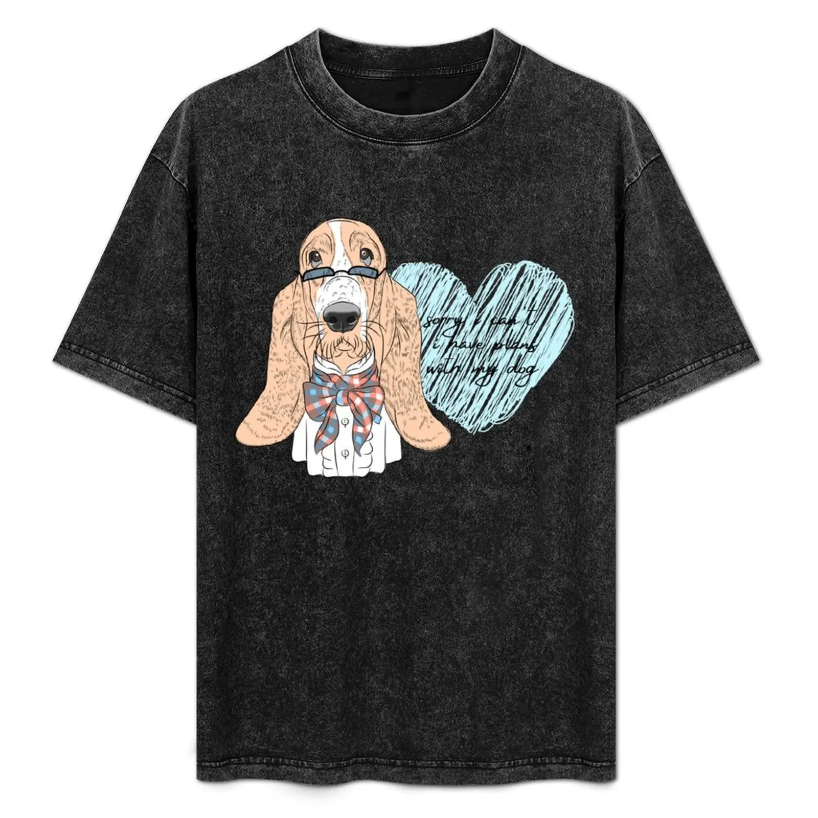 Basset Hound Dog : Sorry I cant I have Plans With My Dog T-Shirt Fashion Letter Print T-Shirt
Basset Hound Dog : Sorry I cant I have Plans With My Dog T-Shirt Fashion Letter Print T-Shirt
