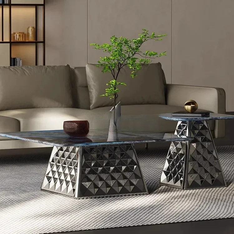 Simple light luxury combination furniture Italian supercrystalline stone coffee table modern living room
Simple light luxury combination furniture Italian supercrystalline stone coffee table modern living room
