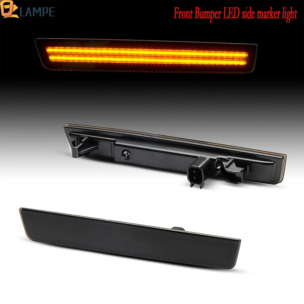 2PCS LED Front Bumper Side Marker Lights Car Reflector Lamp for Dodge Challenger 2015-2020 White or Amber Light
2PCS LED Front Bumper Side Marker Lights Car Reflector Lamp for Dodge Challenger 2015-2020 White or Amber Light