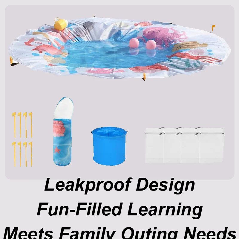 Beach Puddle Pool Toddler Beach Blanket Paddling Pool with Carrying Bag Summer Outdoor Water Play Toy for Beach Picnic
Beach Puddle Pool Toddler Beach Blanket Paddling Pool with Carrying Bag Summer Outdoor Water Play Toy for Beach Picnic