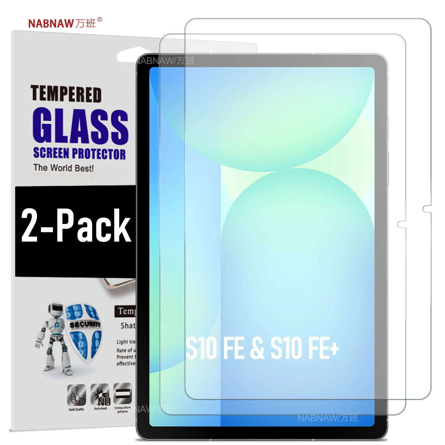 Защитная пленка из закаленного стекла для Samsung Galaxy S10 FE 10,9 дюймов, для Galaxy Tab S10 FE+ S10 FE Plus 13,1 дюймов, HD-пленка с защитой от царапин, 2 шт.
Защитная пленка из закаленного стекла для Samsung Galaxy S10 FE 10,9 дюймов, для Galaxy Tab S10 FE+ S10 FE Plus 13,1 дюймов, HD-пленка с защитой от царапин, 2 шт.