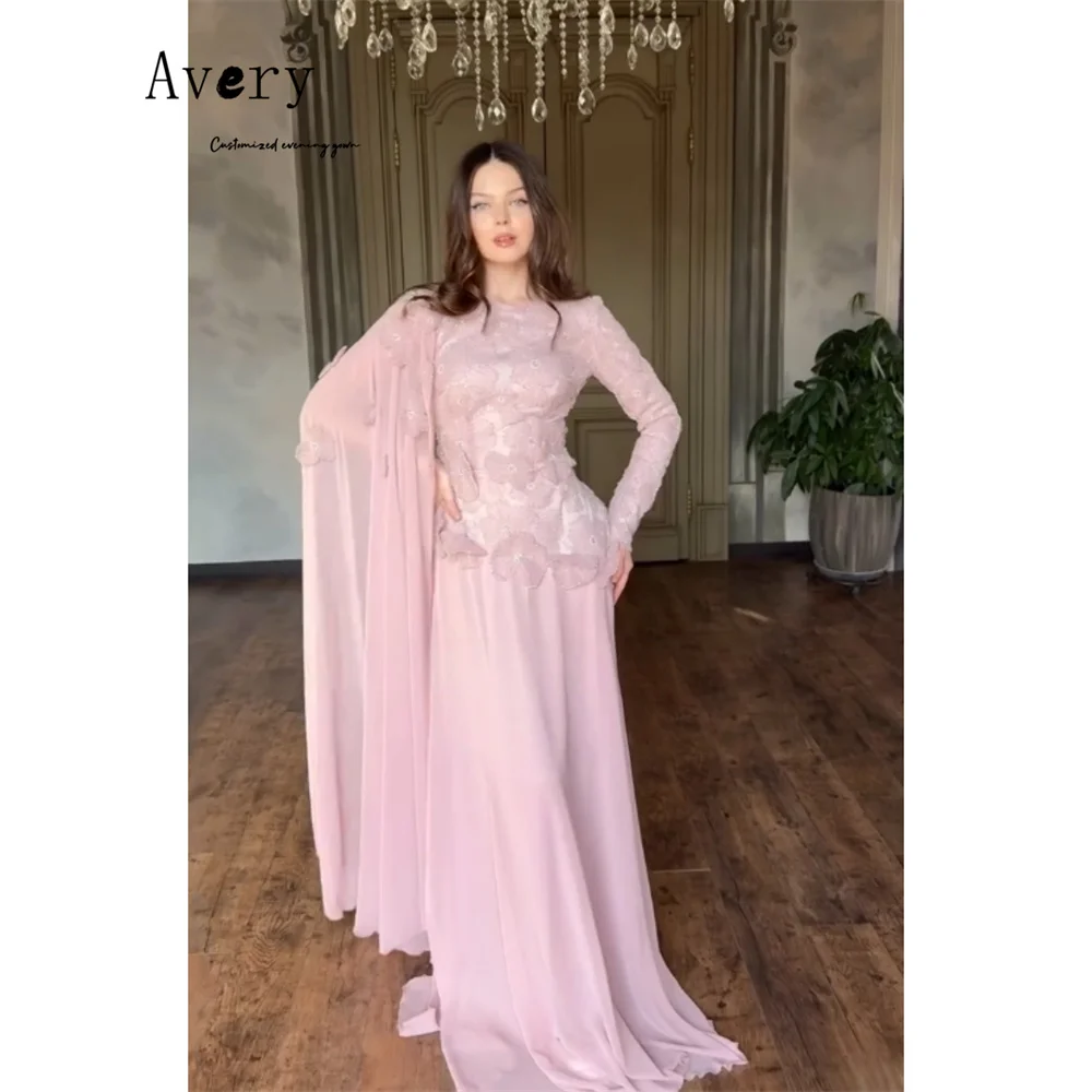 Avery Custom Pink Flower Long Sleeve Round Neck Luxury Elegant Party Dresses for Wedding Woman Luxurious Party Dress Evening
Avery Custom Pink Flower Long Sleeve Round Neck Luxury Elegant Party Dresses for Wedding Woman Luxurious Party Dress Evening