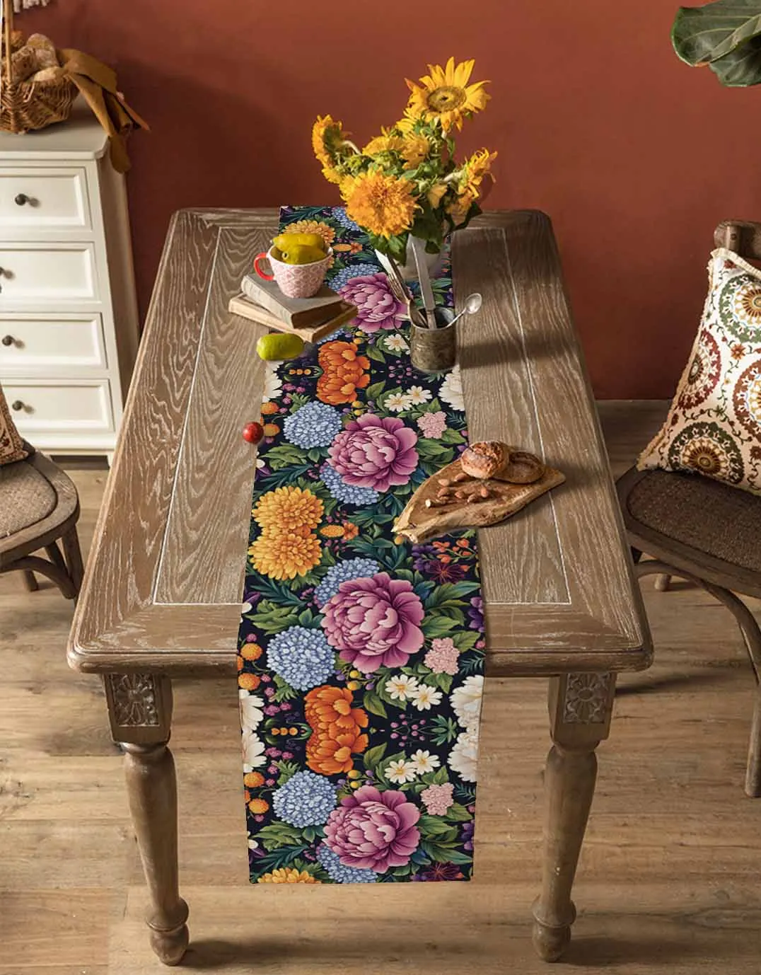 Revivalism Dahlia Flower Table Runner Dining Table Decoration for Home Party Indoor
Revivalism Dahlia Flower Table Runner Dining Table Decoration for Home Party Indoor