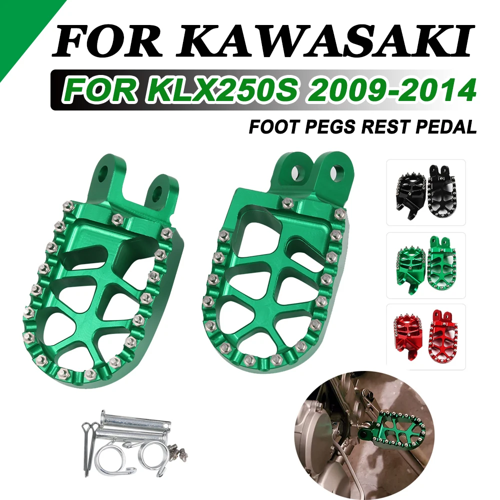 For KAWASAKI KLX250S KLX 250S 250 S 2009 2010 2011 - 2014 Motorcycle Accessories Footrest Footpegs Foot Pegs Pedals Footrests
For KAWASAKI KLX250S KLX 250S 250 S 2009 2010 2011 - 2014 Motorcycle Accessories Footrest Footpegs Foot Pegs Pedals Footrests