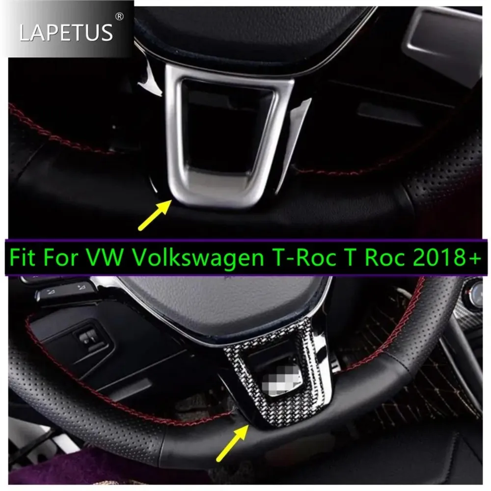 Auto Matte / Carbon Fiber Steering Wheel Decor Frame Cover Trim For VW Volkswagen T-Roc T Roc 2018 - 2025 Interior Accessories
Auto Matte / Carbon Fiber Steering Wheel Decor Frame Cover Trim For VW Volkswagen T-Roc T Roc 2018 - 2025 Interior Accessories
