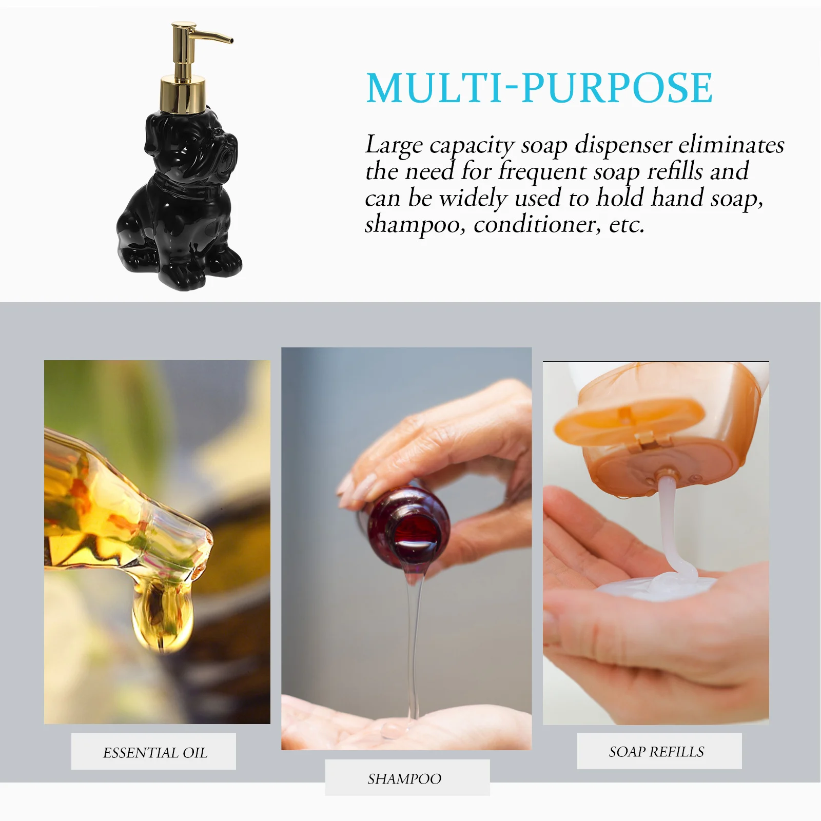 Ceramic Soap Dispenser Refillable Pump Bottle Bathroom Lotion Shampoo Liquid Organizer Leak Proof Cute Soap Dispenser 
Ceramic Soap Dispenser Refillable Pump Bottle Bathroom Lotion Shampoo Liquid Organizer Leak Proof Cute Soap Dispenser