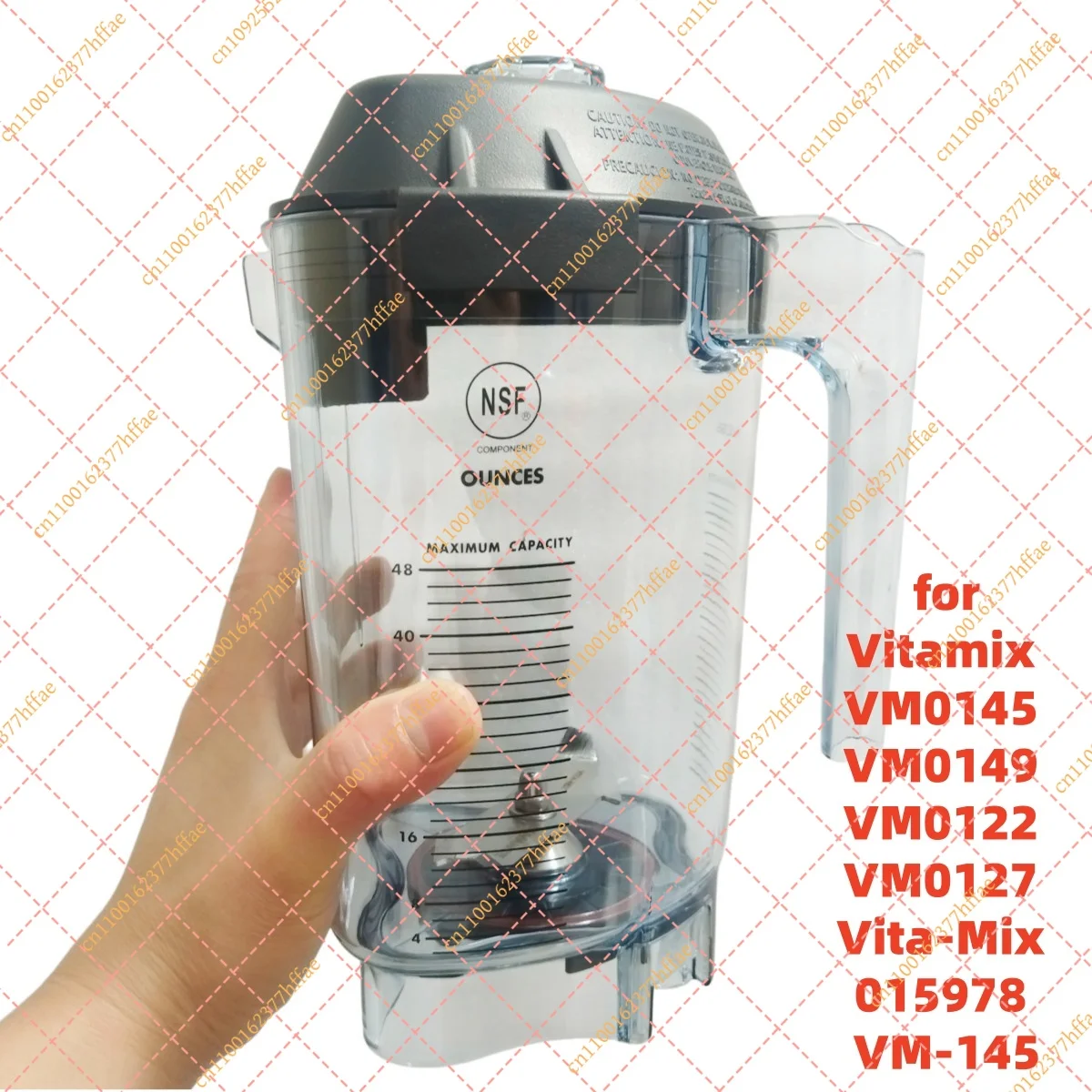 Blender Cup for Vitamix THE QUIET ONE VM0145 VM0149 VM0122 VM0127 Vita-Mix 015978 Vitamix VM-145 48Oz Mixer Container
Blender Cup for Vitamix THE QUIET ONE VM0145 VM0149 VM0122 VM0127 Vita-Mix 015978 Vitamix VM-145 48Oz Mixer Container