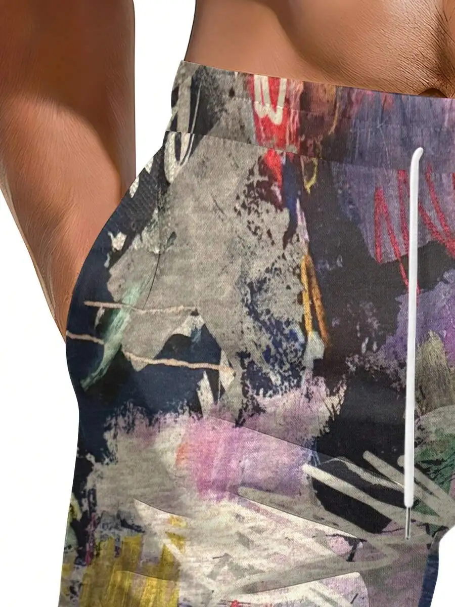 2026 Summer Abstract Art Print 3D Mens Beach Pants Graffiti Streetwear
2026 Summer Abstract Art Print 3D Mens Beach Pants Graffiti Streetwear
