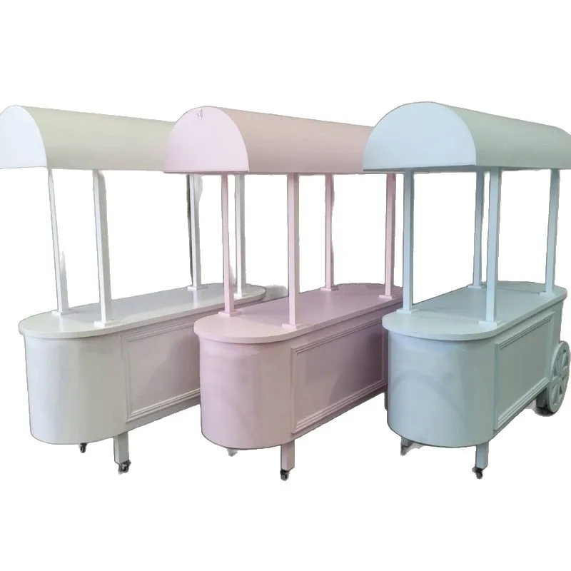 Wedding Decoration Float Custom Wooden Dessert Display Candy Cart Party Decoration Mobile Cart
Wedding Decoration Float Custom Wooden Dessert Display Candy Cart Party Decoration Mobile Cart