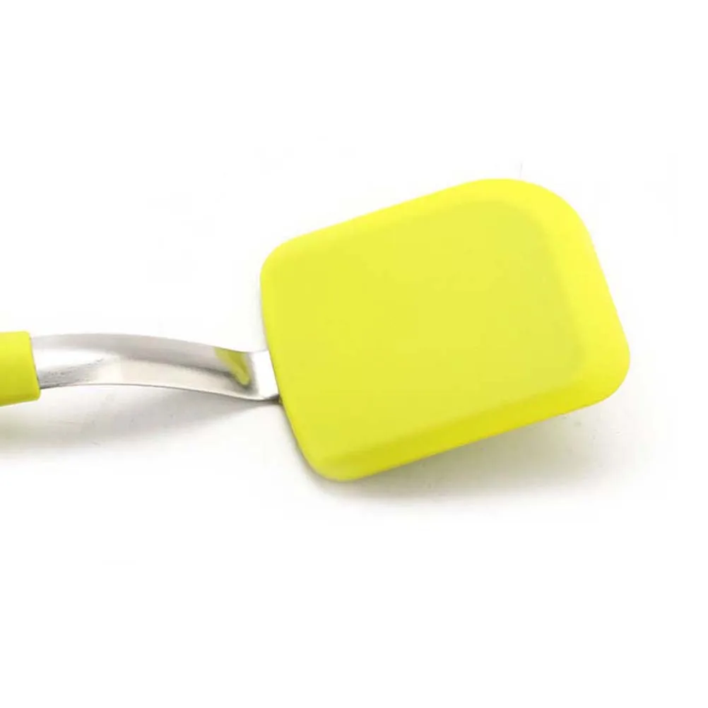 Silicone Turner Heat Resistant Non-Stick Baking Spatula With Ergonomic Handle Green Kitchenware For Cooking Restaurant Home Use
Silicone Turner Heat Resistant Non-Stick Baking Spatula With Ergonomic Handle Green Kitchenware For Cooking Restaurant Home Use