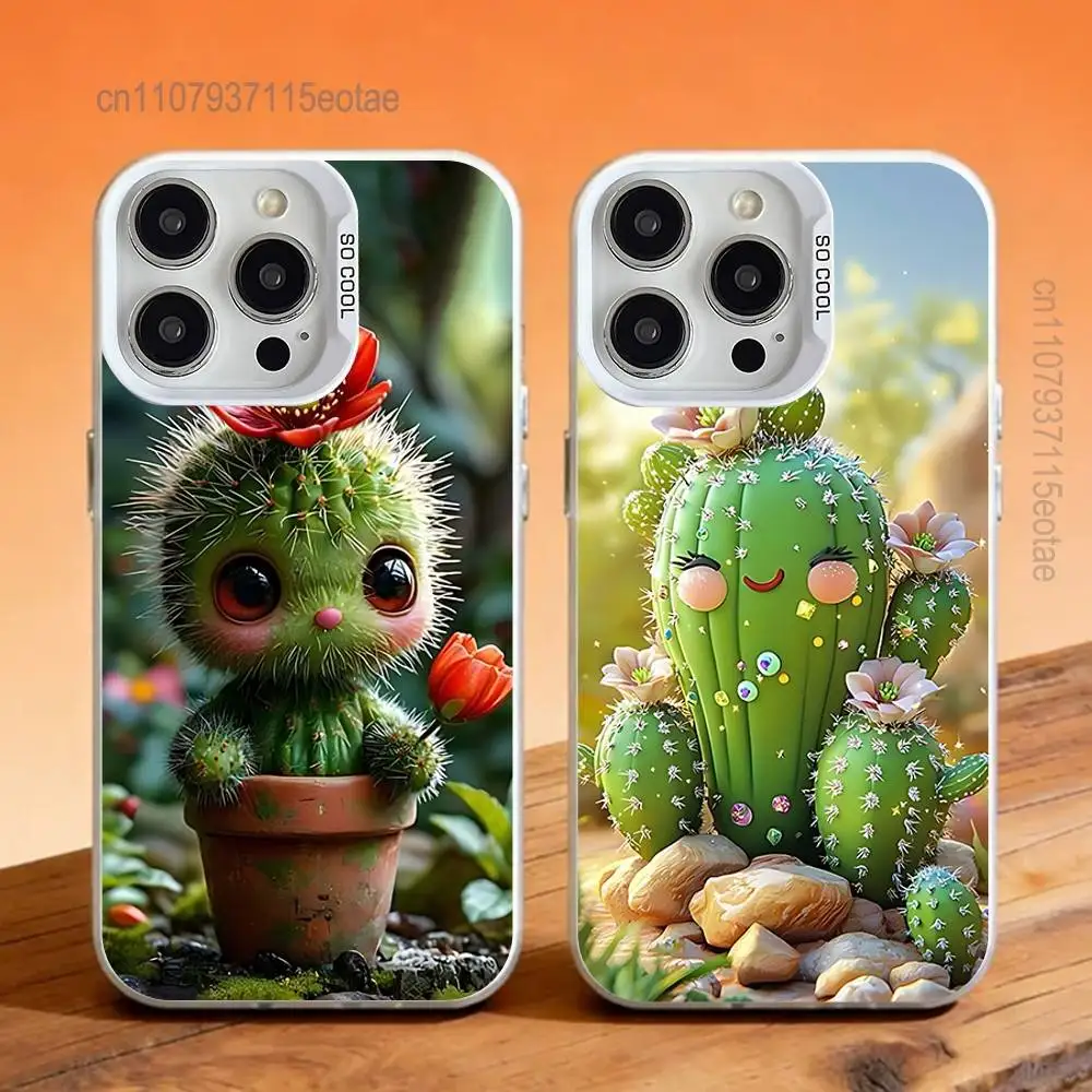 Cartoon Plant Cactus White Phone Case IMD Color Silver Shell For IPhone 17 16 15 14 13 12 11 Pro Max Plus
Cartoon Plant Cactus White Phone Case IMD Color Silver Shell For IPhone 17 16 15 14 13 12 11 Pro Max Plus