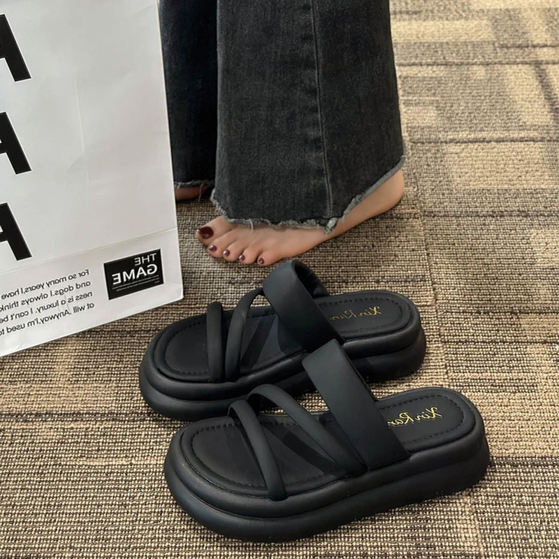 House Slippers Platform Shoes Woman 2025 Med Shale Female Beach Pantofle Luxury Slides Sabot Flat New Summer Designer Fashion
House Slippers Platform Shoes Woman 2025 Med Shale Female Beach Pantofle Luxury Slides Sabot Flat New Summer Designer Fashion