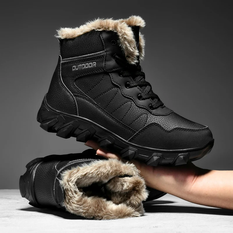 Waterproof Men’s Winter Boots, Faux Fur Lined & Breathable, Chunky Sole for New Year’s Brunch & Snow Adventures
Waterproof Men’s Winter Boots, Faux Fur Lined & Breathable, Chunky Sole for New Year’s Brunch & Snow Adventures