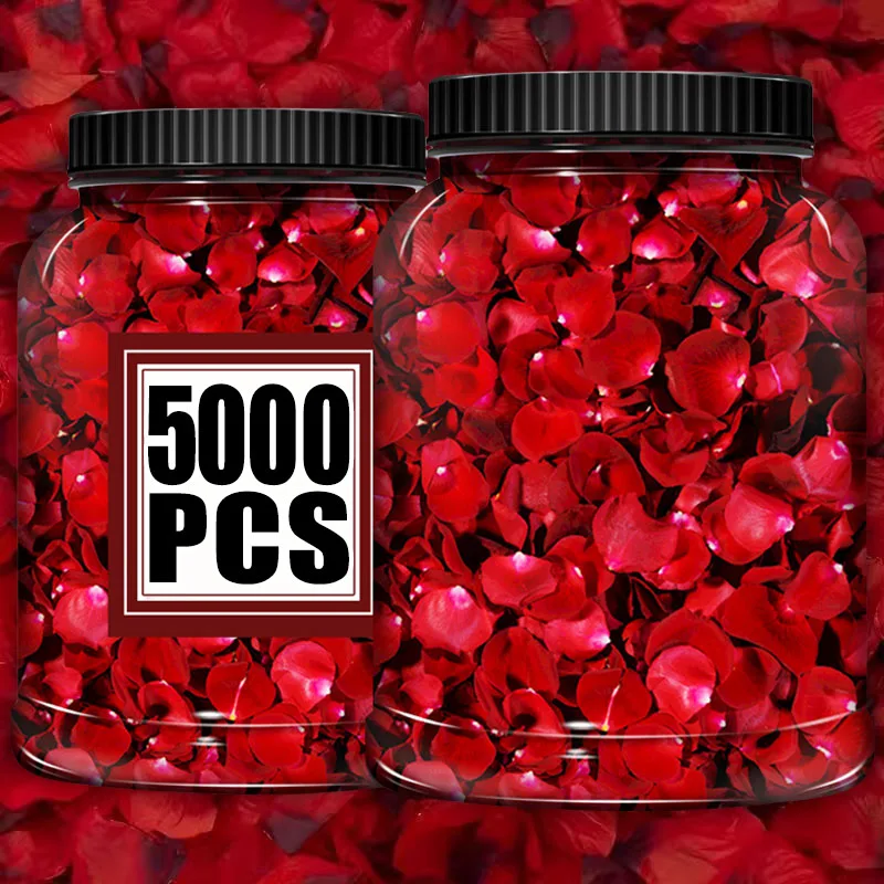 5000/100Pcs Artificial Fake Rose Petals Colorful Simulation Silk Rose Petal For Valentines Day Wedding Party Romantic Decoration
5000/100Pcs Artificial Fake Rose Petals Colorful Simulation Silk Rose Petal For Valentines Day Wedding Party Romantic Decoration