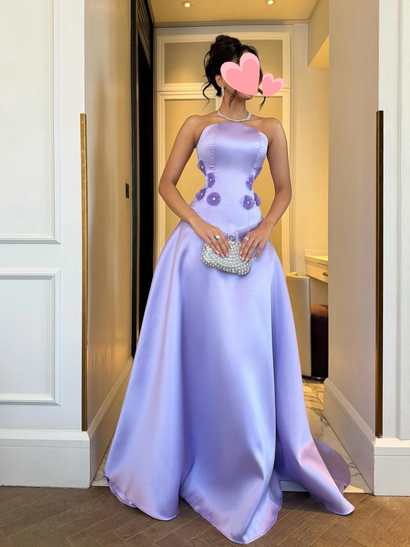 Other Shore Elegant Vintage Sweet Lilac Flowers Beads Satin A-Line New Customize Formal Occasion Prom Dress Evening Party Gowns 
Other Shore Elegant Vintage Sweet Lilac Flowers Beads Satin A-Line New Customize Formal Occasion Prom Dress Evening Party Gowns