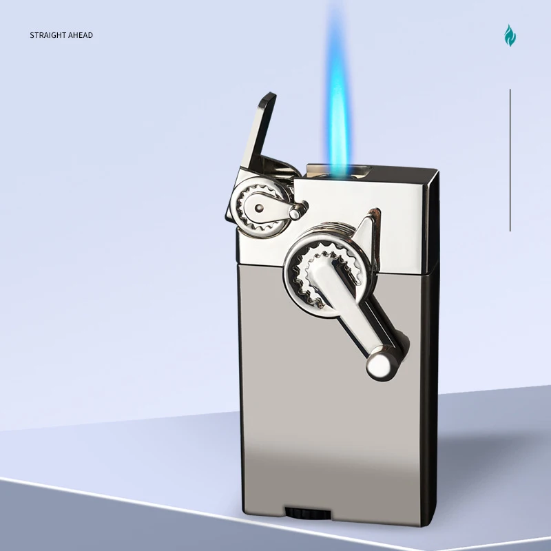New Metal Windproof Straight Fire Lighter Ultra-thin Portable Lighter Creative Rocker Ignition Gas Lighter Unusual Men's Gift
New Metal Windproof Straight Fire Lighter Ultra-thin Portable Lighter Creative Rocker Ignition Gas Lighter Unusual Men's Gift