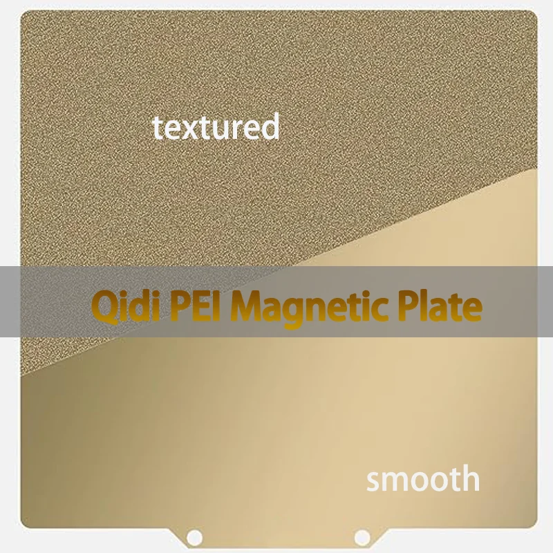 ENERGETIC Qidi Plus 4/Q1 Pro/X-Max 3, лист PEI 310/250/330 мм, двухсторонняя гибкая пружинная стальная пластина, текстурированная/гладкая платформа
ENERGETIC Qidi Plus 4/Q1 Pro/X-Max 3, лист PEI 310/250/330 мм, двухсторонняя гибкая пружинная стальная пластина, текстурированная/гладкая платформа